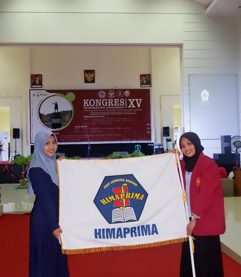 HIMAPRIMA UNIMUDA SORONG IKUTI KONGRES NASIONAL XV IKAHIMATIKA INDONESIA 2020